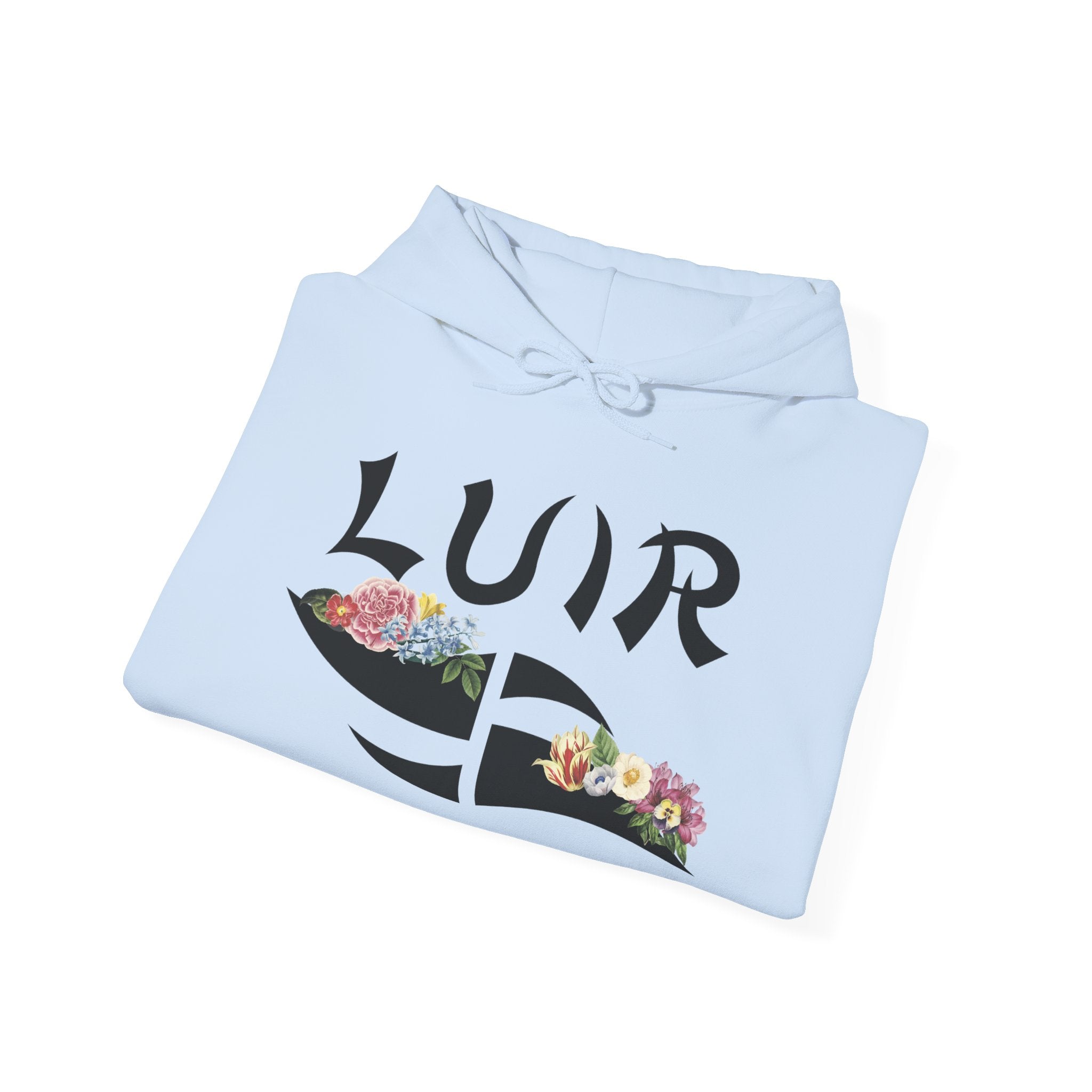 Floral Graphic Unisex Hooded Sweatshirt