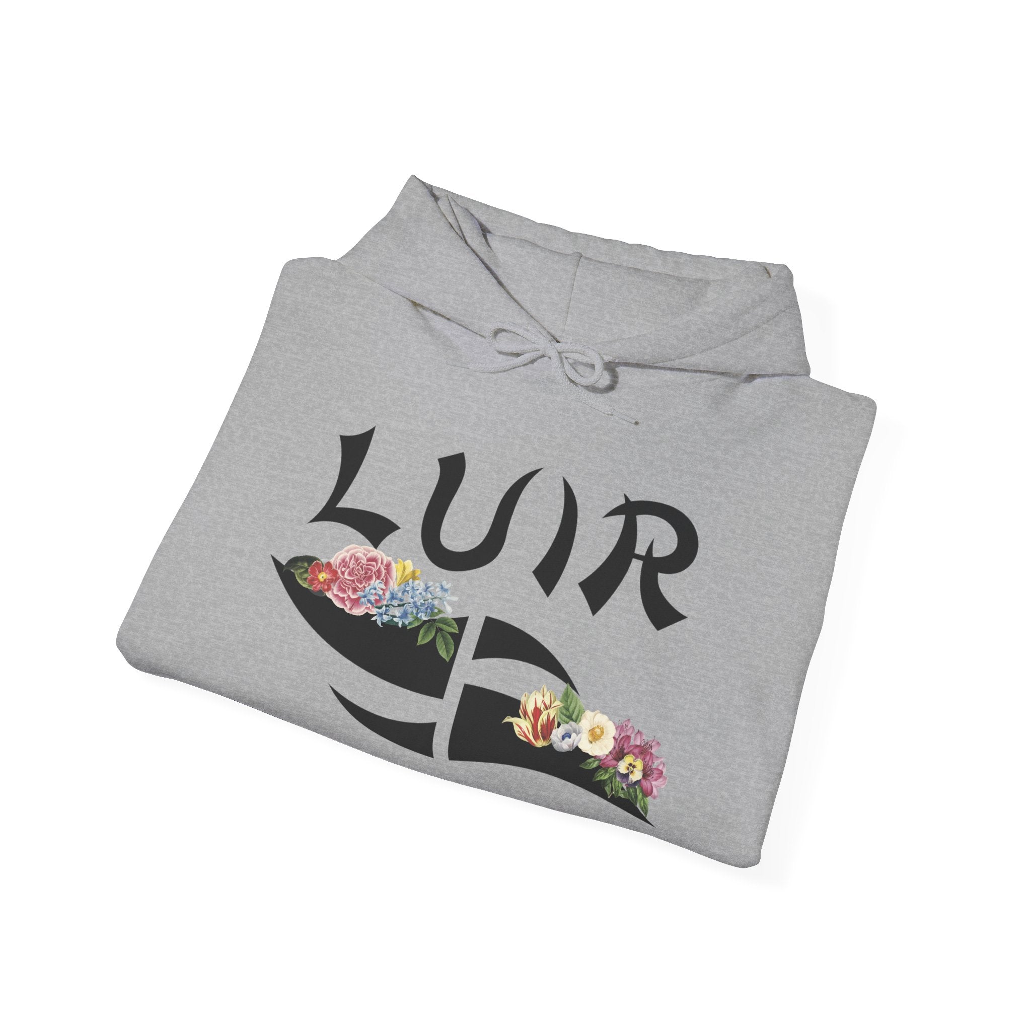 Floral Graphic Unisex Hooded Sweatshirt