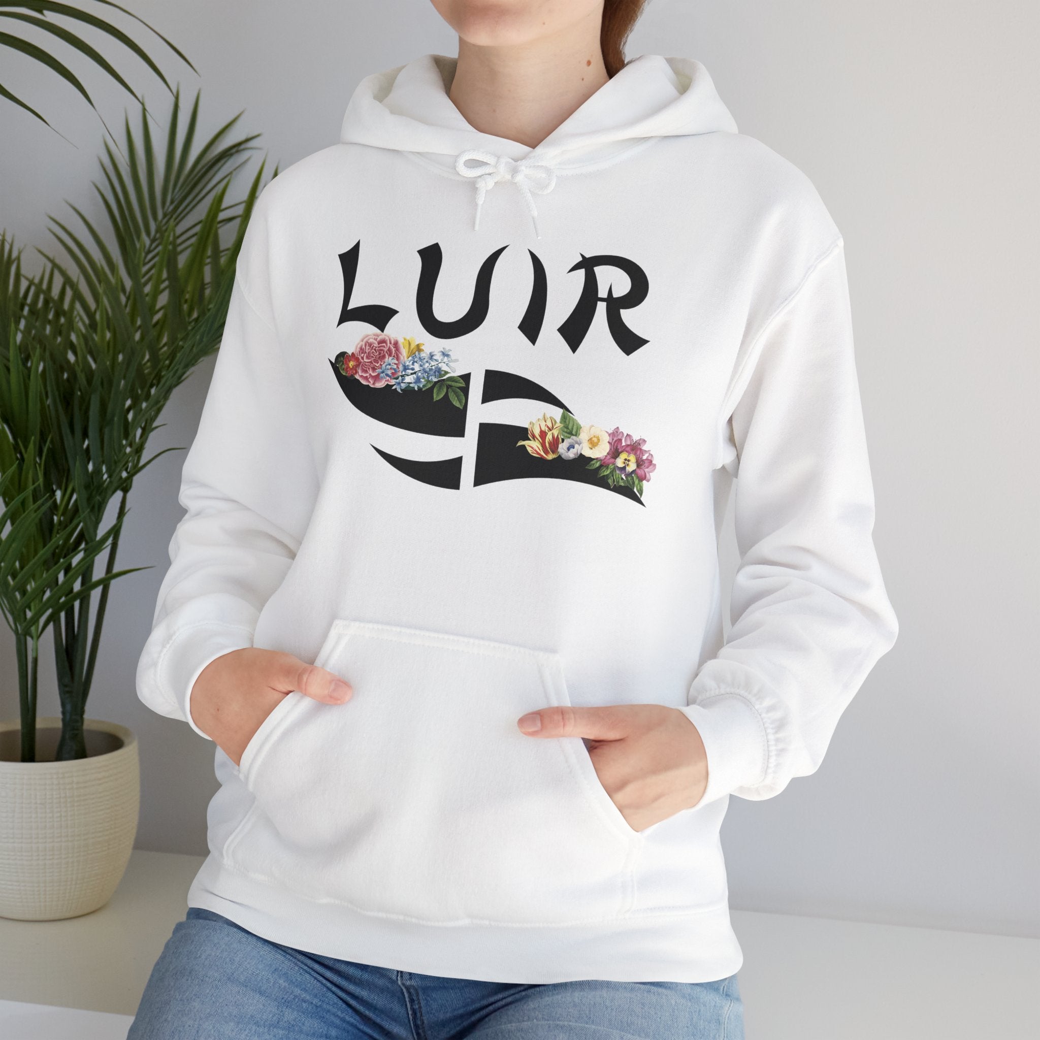 Floral Graphic Unisex Hooded Sweatshirt